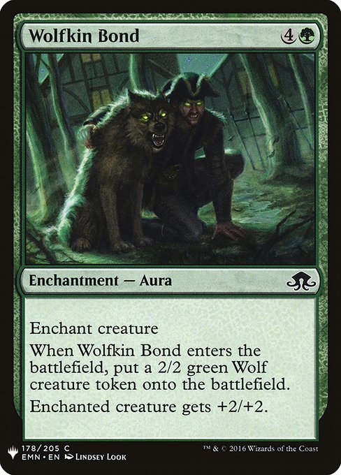 Magic the Gathering Card - Wolfkin Bond - MTG Circle