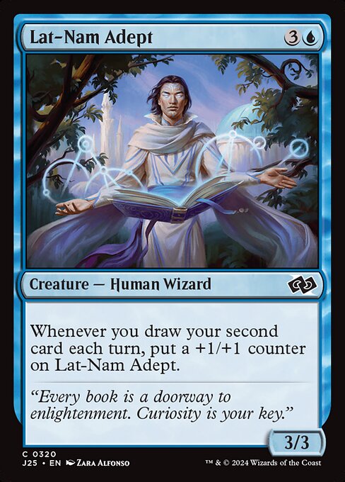 Magic the Gathering Card - Lat-Nam Adept - MTG Circle