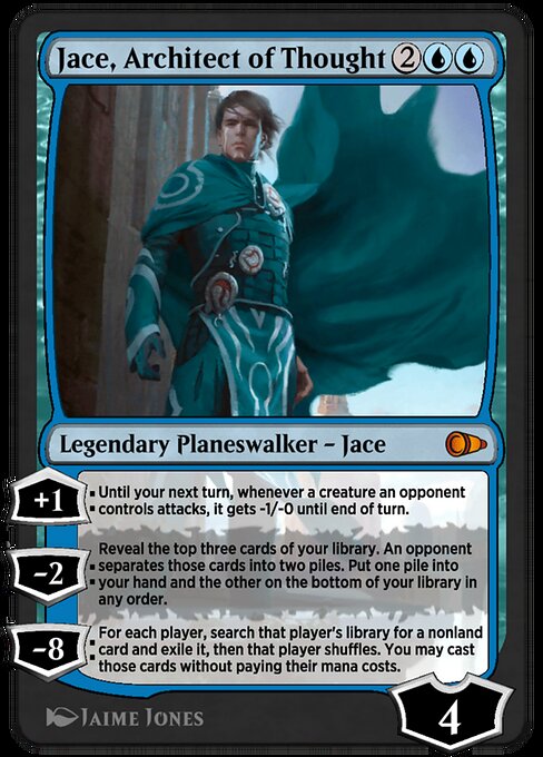 Magic the Gathering Card - Jace, Architect of Thought - MTG Circle