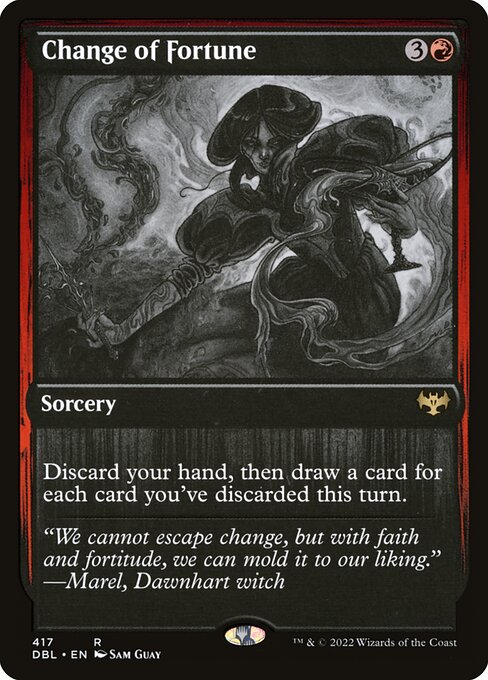 Magic the Gathering Card - Change of Fortune - MTG Circle