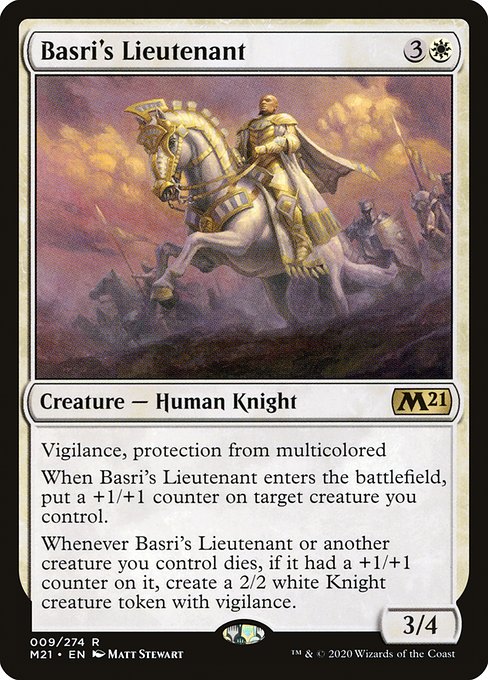 Magic the Gathering Card - Basri's Lieutenant - MTG Circle