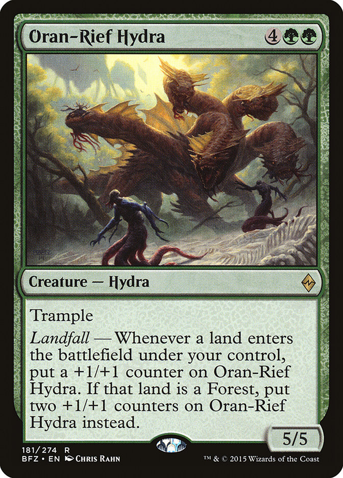 Magic the Gathering Card - Oran-Rief Hydra - MTG Circle