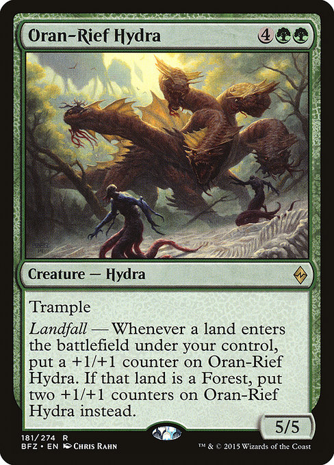 Magic the Gathering Card - Oran-Rief Hydra - MTG Circle