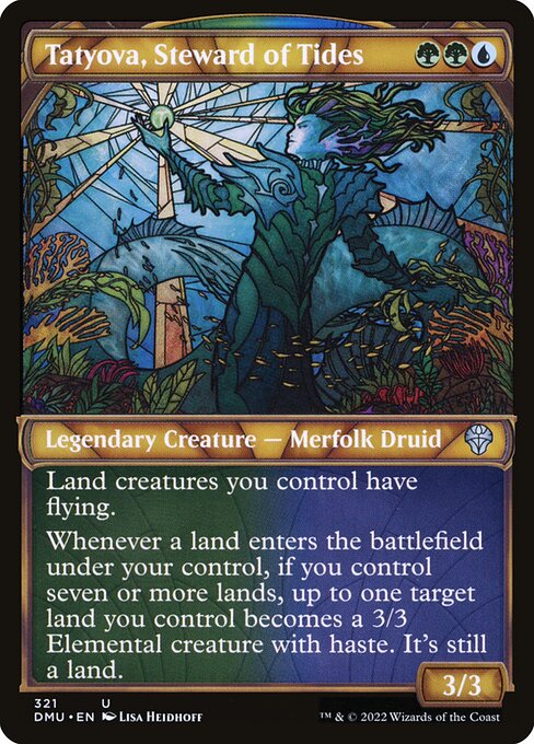 Magic the Gathering Card - Tatyova, Steward of Tides - MTG Circle