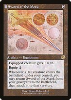 Magic the Gathering Card - Sword of the Meek - MTG Circle