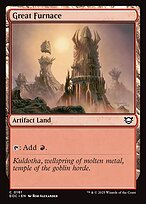 Magic the Gathering Card - Great Furnace - MTG Circle