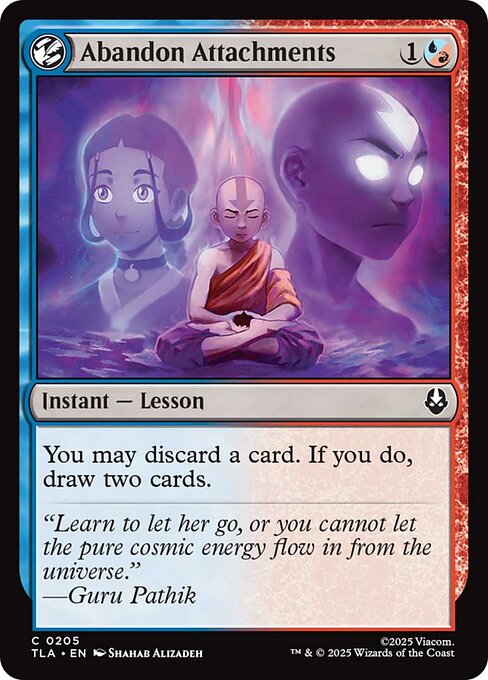 Magic the Gathering Card - Abandon Attachments - MTG Circle