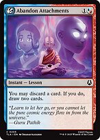 Magic the Gathering Card - Abandon Attachments - MTG Circle