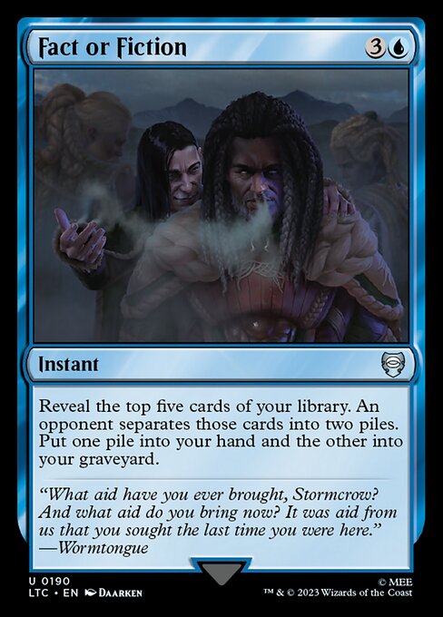 Magic the Gathering Card - Fact or Fiction - MTG Circle