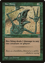 Magic the Gathering Card - Bee Sting - MTG Circle