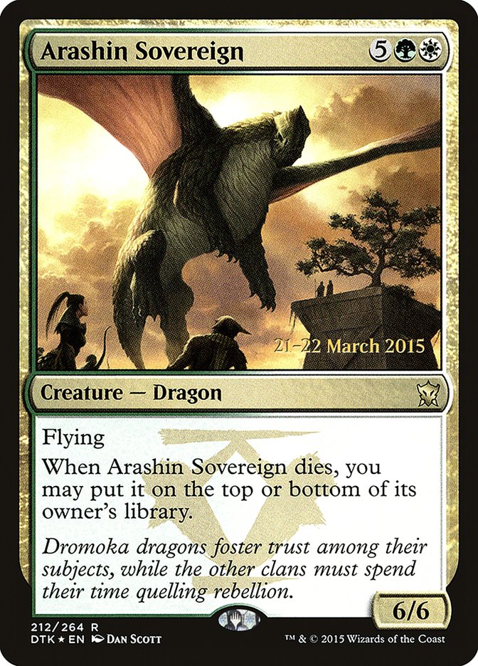 Magic the Gathering Card - Arashin Sovereign - MTG Circle