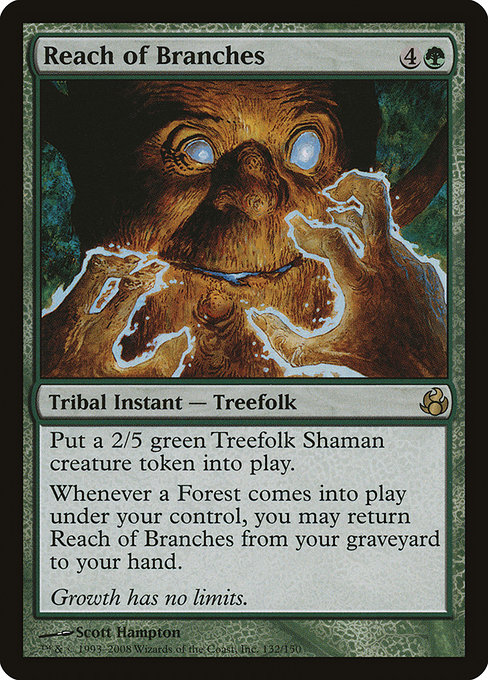 Magic the Gathering Card - Reach of Branches - MTG Circle