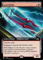 Magic the Gathering Card - Lizard Blades - MTG Circle