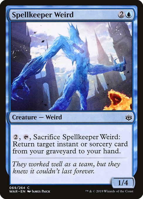 Magic the Gathering Card - Spellkeeper Weird - MTG Circle