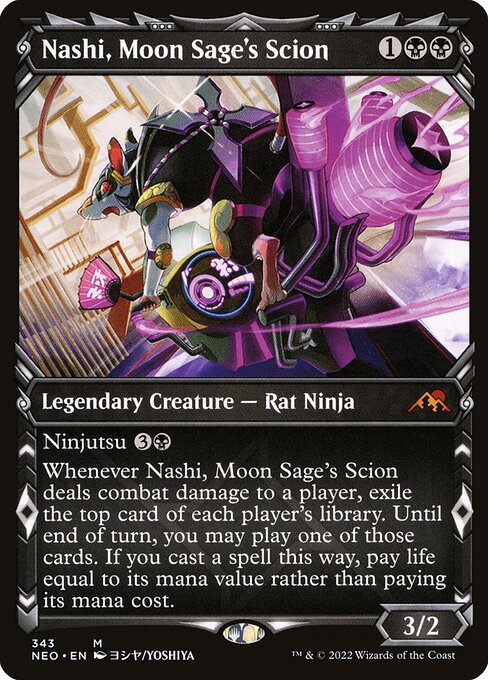 Magic the Gathering Card - Nashi, Moon Sage's Scion - MTG Circle