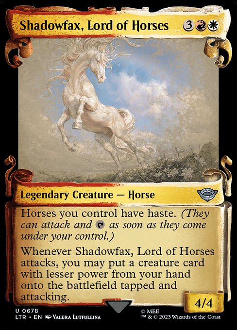 Magic the Gathering Card - Shadowfax, Lord of Horses - MTG Circle