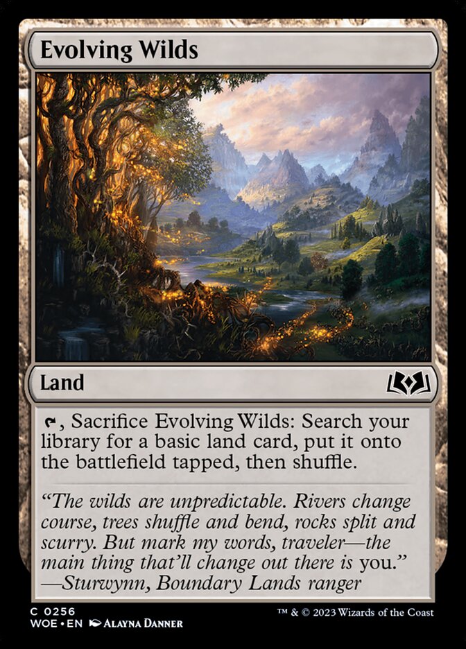 Magic the Gathering Card - Evolving Wilds - MTG Circle