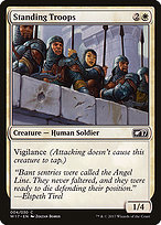 Magic the Gathering Card - Standing Troops - MTG Circle