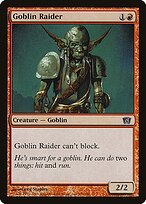 Magic the Gathering Card - Goblin Raider - MTG Circle