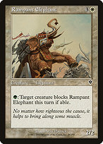 Magic the Gathering Card - Rampant Elephant - MTG Circle