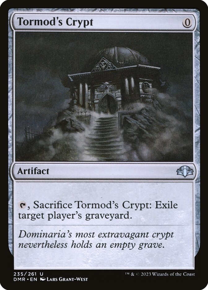 Magic the Gathering Card - Tormod's Crypt - MTG Circle