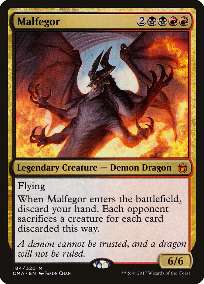 Magic the Gathering Card - Malfegor - MTG Circle