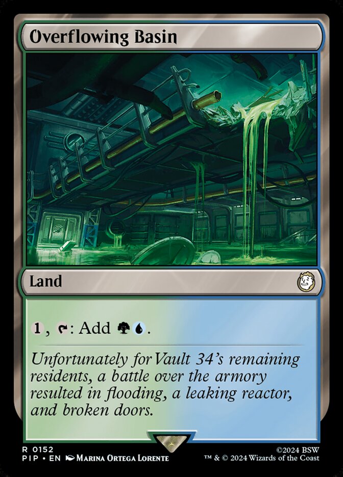 Magic the Gathering Card - Overflowing Basin - MTG Circle