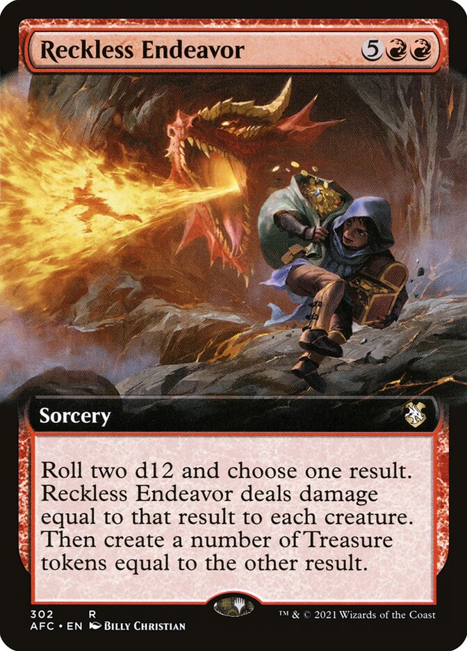 Magic the Gathering Card - Reckless Endeavor - MTG Circle