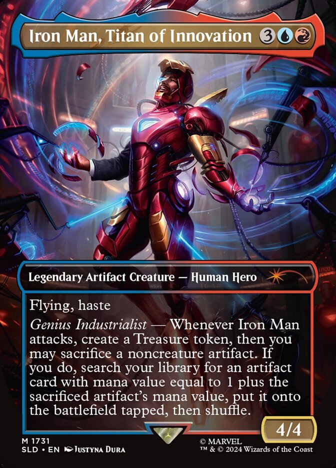 Magic the Gathering Card - Iron Man, Titan of Innovation - MTG Circle