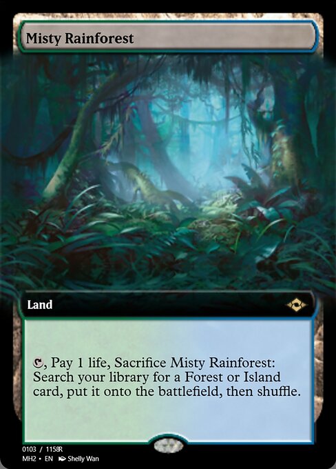 Magic the Gathering Card - Misty Rainforest - MTG Circle