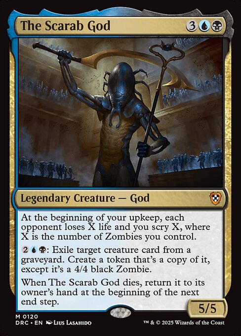 Magic the Gathering Card - The Scarab God - MTG Circle