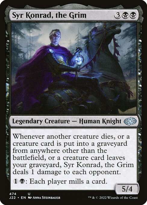 Magic the Gathering Card - Syr Konrad, the Grim - MTG Circle