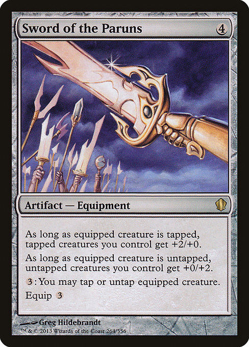 Magic the Gathering Card - Sword of the Paruns - MTG Circle