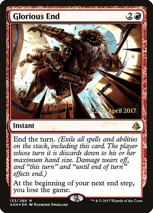 Magic the Gathering Card - Glorious End - MTG Circle
