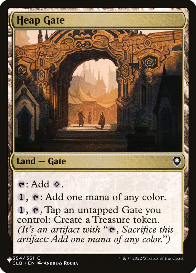 Magic the Gathering Card - Heap Gate - MTG Circle