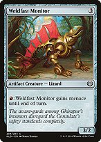 Magic the Gathering Card - Weldfast Monitor - MTG Circle
