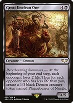 Magic the Gathering Card - Great Unclean One - MTG Circle
