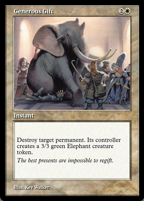 Magic the Gathering Card - Generous Gift - MTG Circle