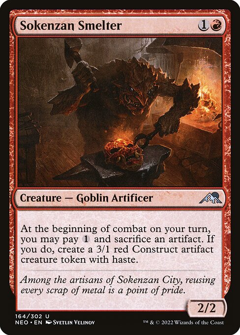 Magic the Gathering Card - Sokenzan Smelter - MTG Circle