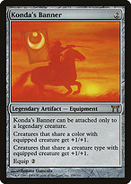 Magic the Gathering Card - Konda's Banner - MTG Circle
