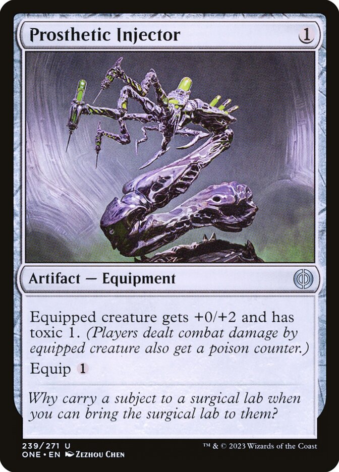 Magic the Gathering Card - Prosthetic Injector - MTG Circle