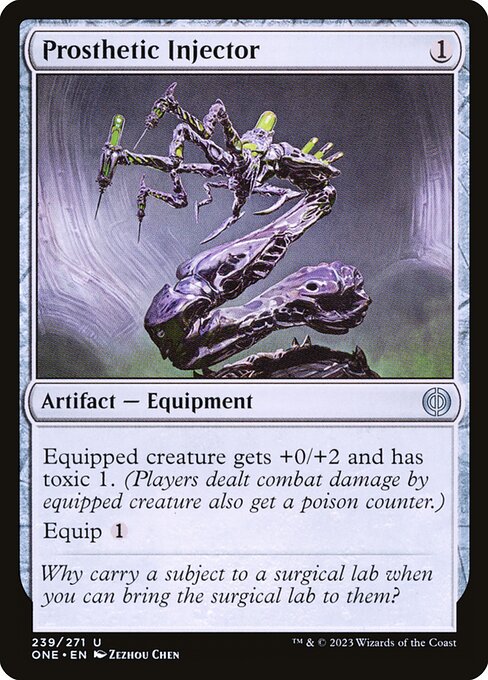 Magic the Gathering Card - Prosthetic Injector - MTG Circle