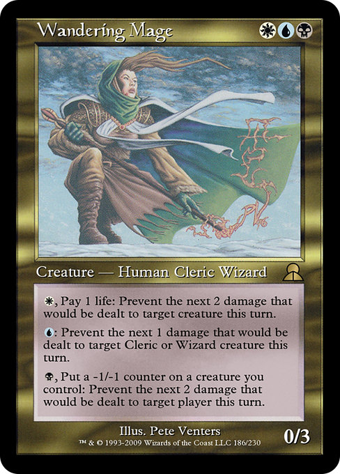 Magic the Gathering Card - Wandering Mage - MTG Circle