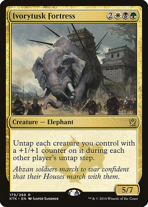 Magic the Gathering Card - Ivorytusk Fortress - MTG Circle