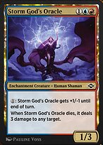 Magic the Gathering Card - Storm God's Oracle - MTG Circle