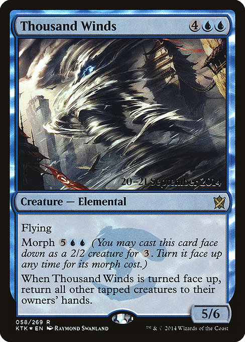 Magic the Gathering Card - Thousand Winds - MTG Circle