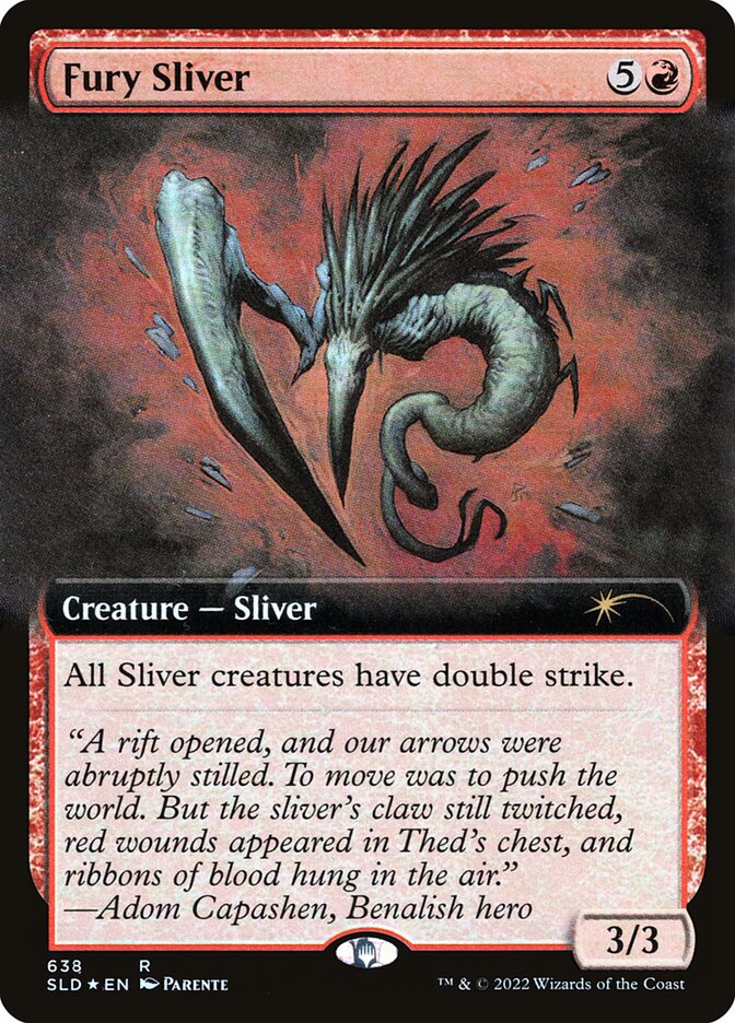 Magic the Gathering Card - Fury Sliver - MTG Circle