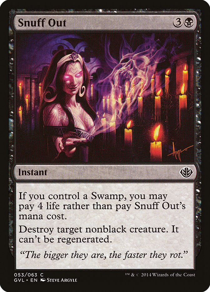 Magic the Gathering Card - Snuff Out - MTG Circle