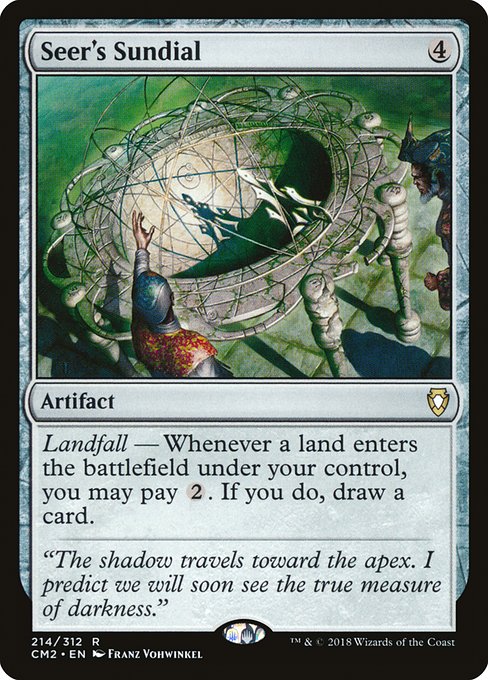 Magic the Gathering Card - Seer's Sundial - MTG Circle