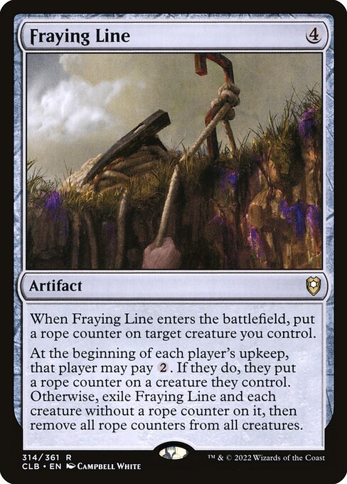 Magic the Gathering Card - Fraying Line - MTG Circle